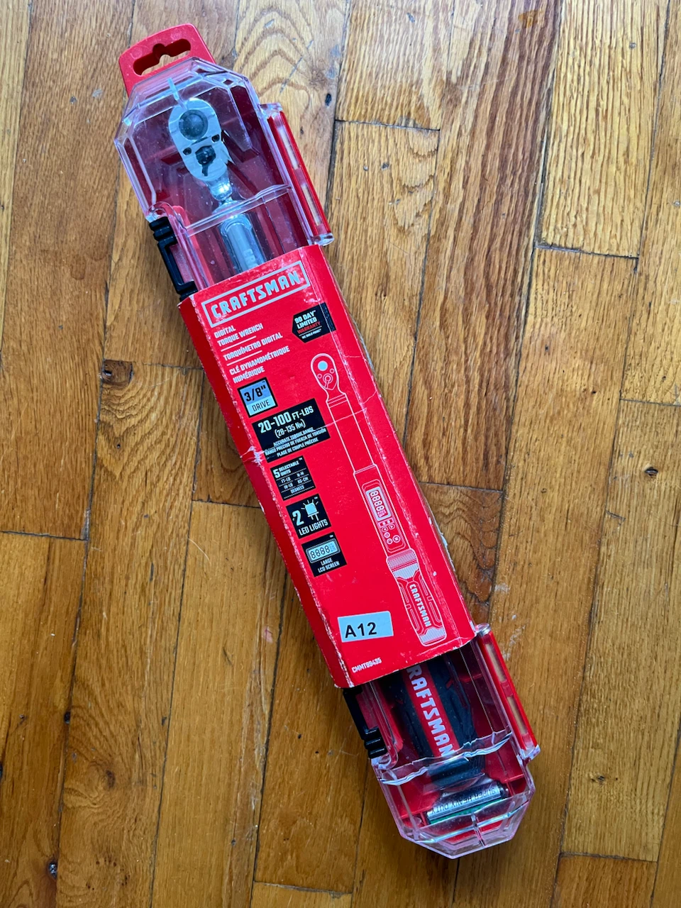 Craftsman 3/8" Digital Torque Wrench 20-100 ft-lbs