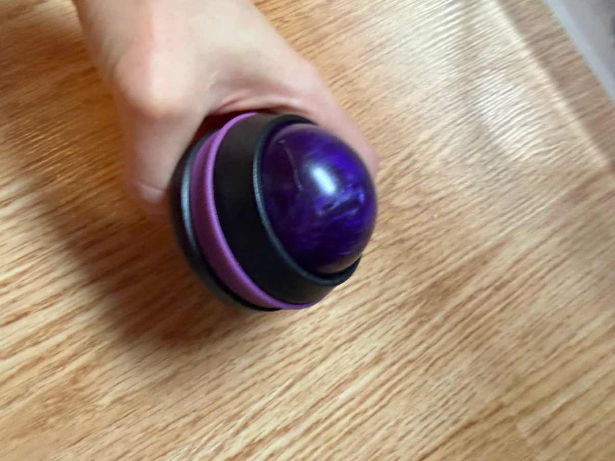 Purple and black Massage Ball Roller