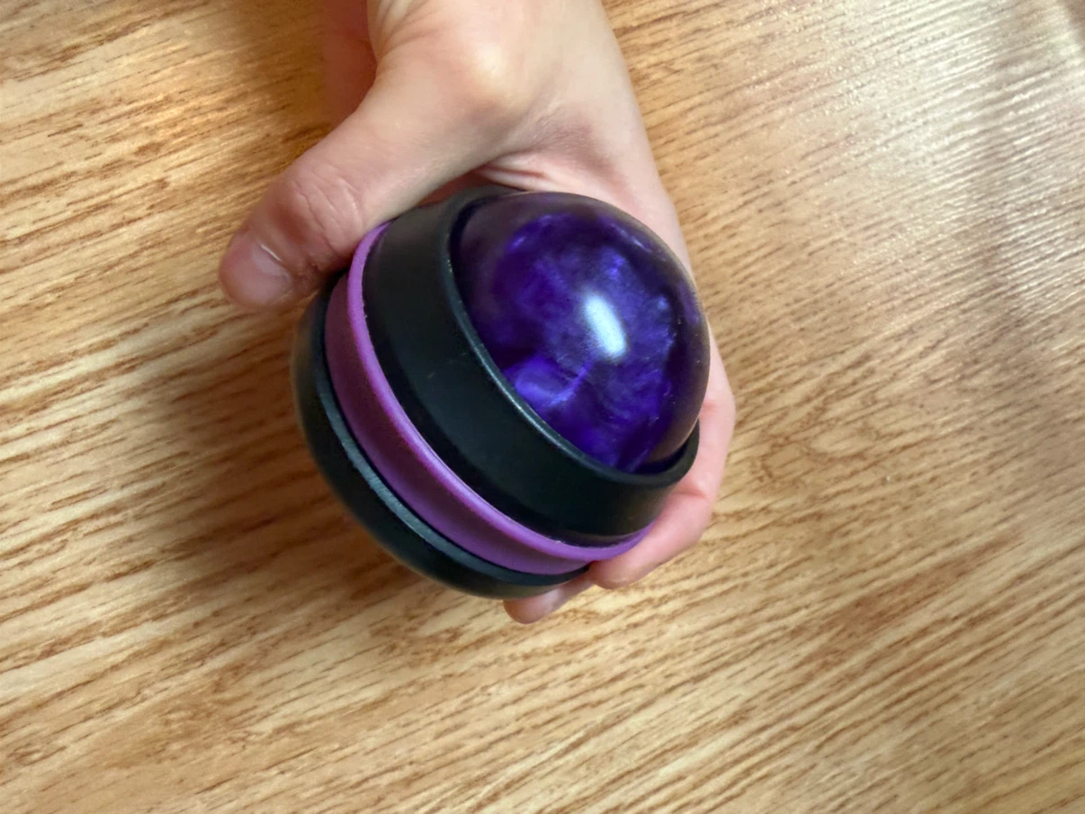 Purple and black Massage Ball Roller - photo 2