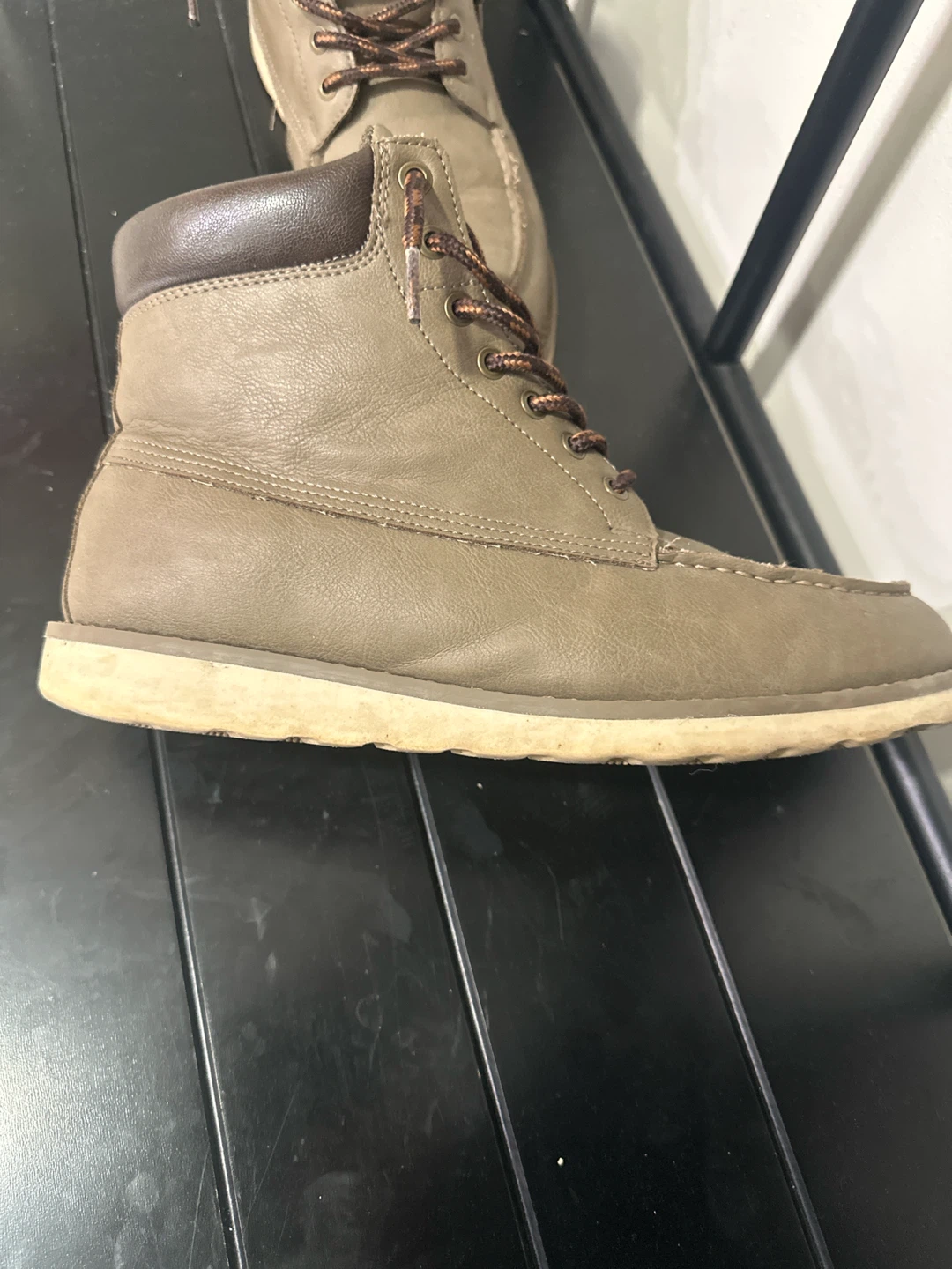 Men's Brown Work Boots - photo 2