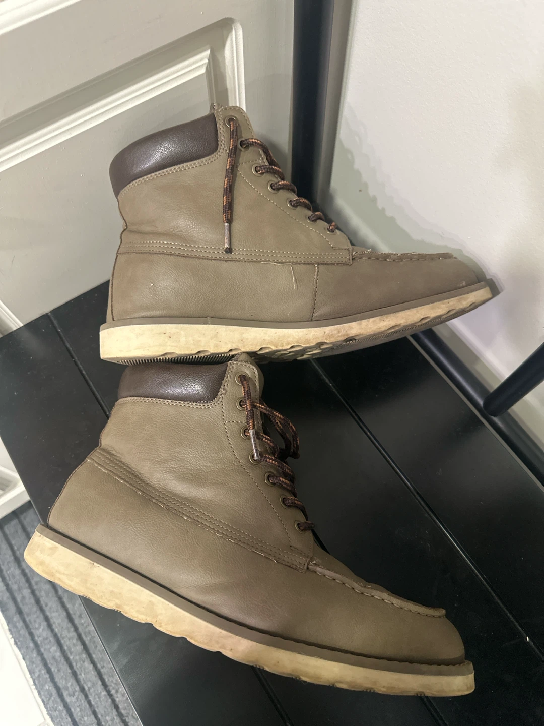 Men's Brown Work Boots - photo 3