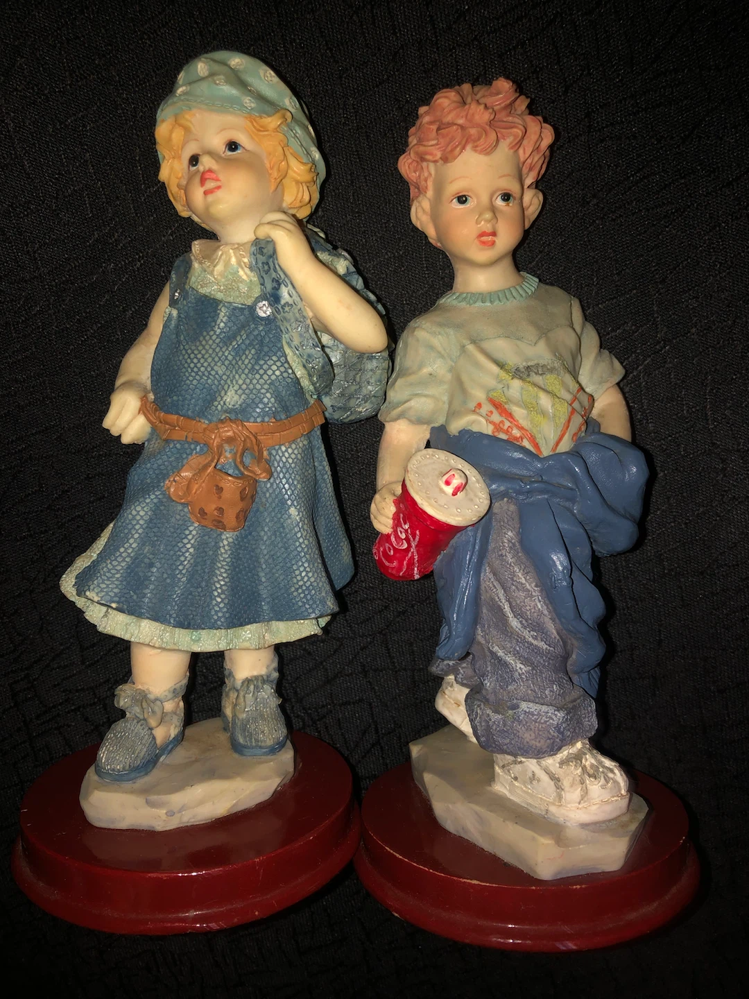 Vintage Figurines of Boy and Girl