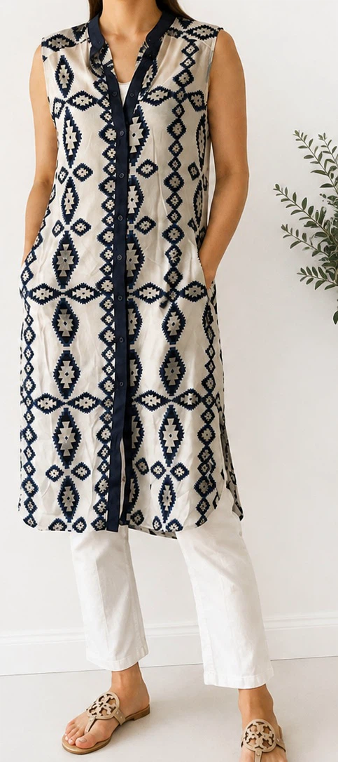 Women's Sleeveless Tunic Dress