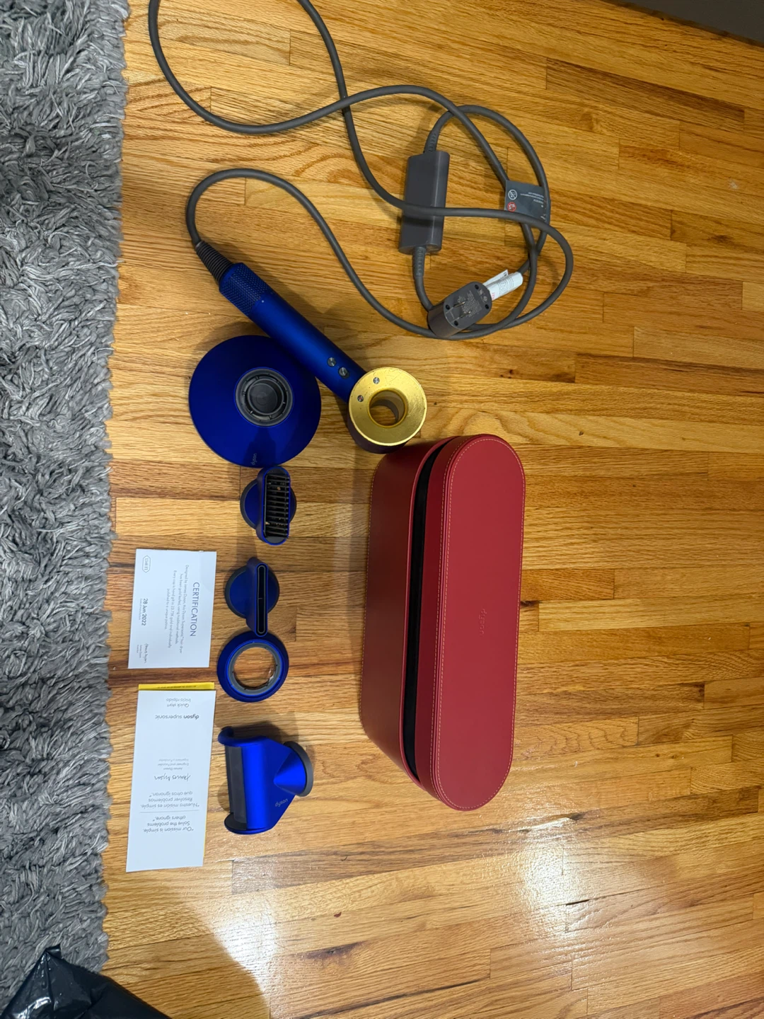Dyson Supersonic HD07 Blue/Gold Hair Dryer