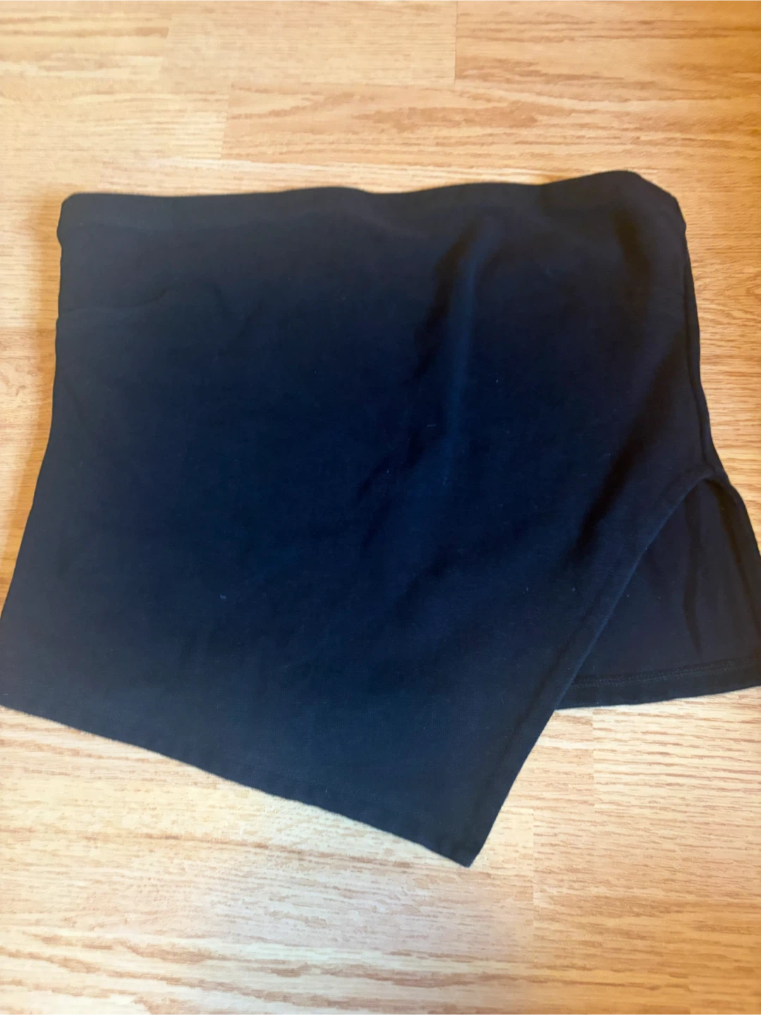 Oak + Fort Black Asymmetrical Tube Top M/M