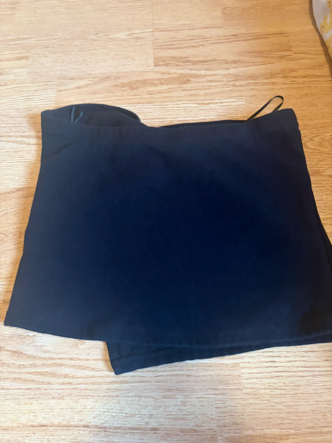 Oak + Fort Black Asymmetrical Tube Top M/M - photo 2