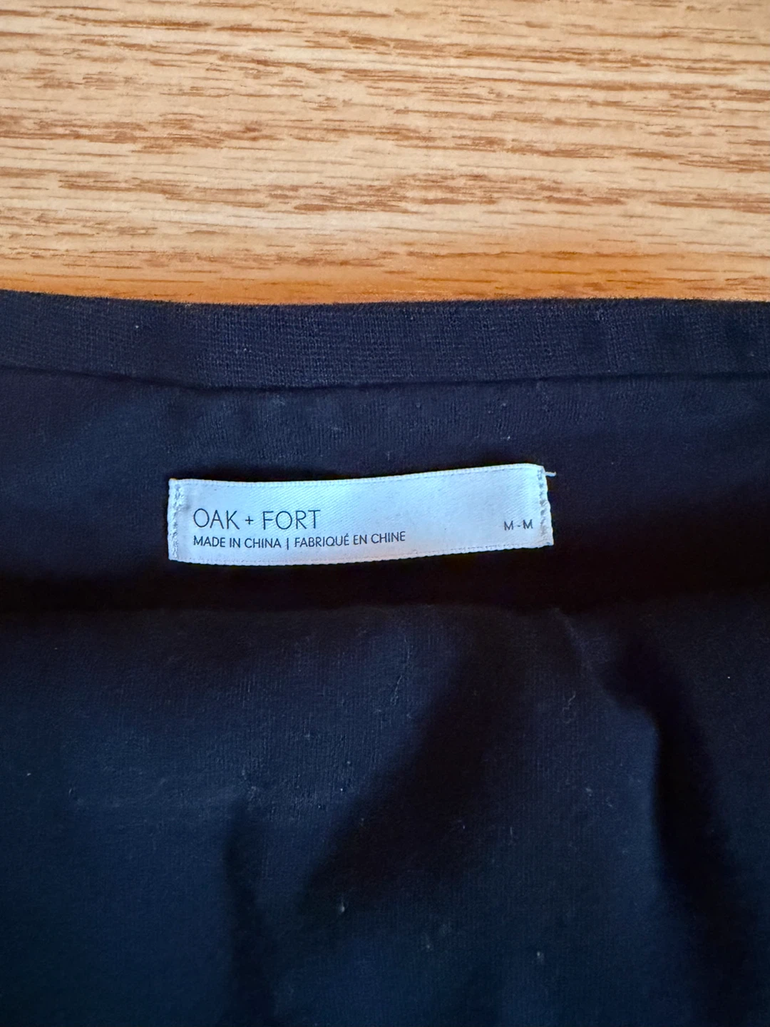 Oak + Fort Black Asymmetrical Tube Top M/M - photo 3