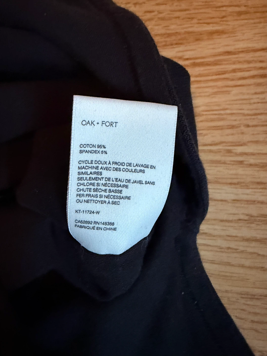 Oak + Fort Black Asymmetrical Tube Top M/M - photo 4