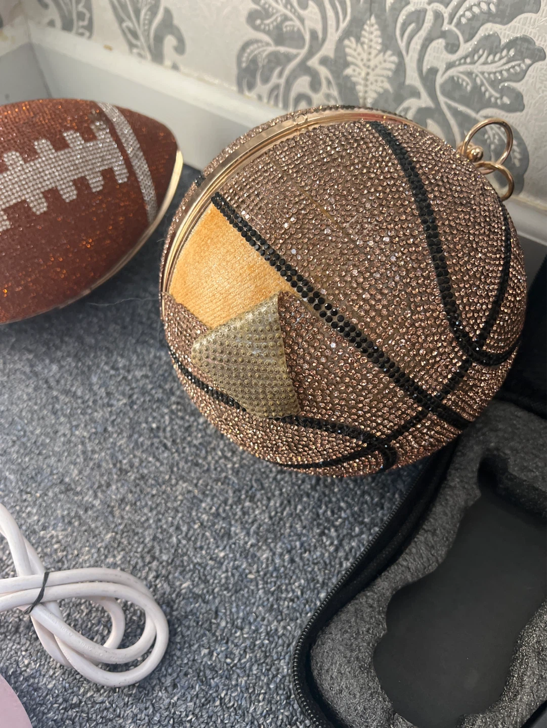 Sparkly Basketball Clutch Purse - photo 2