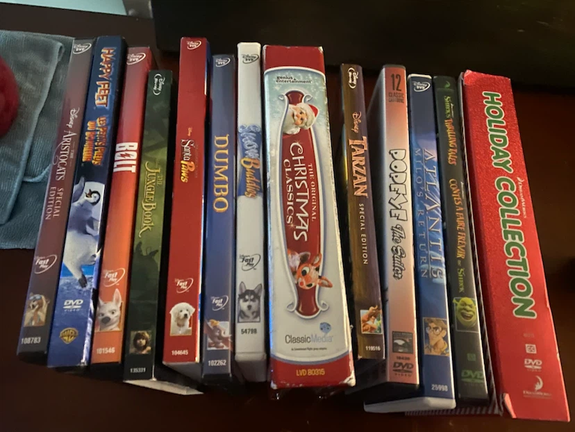 Collection of Disney and Classic DVDs