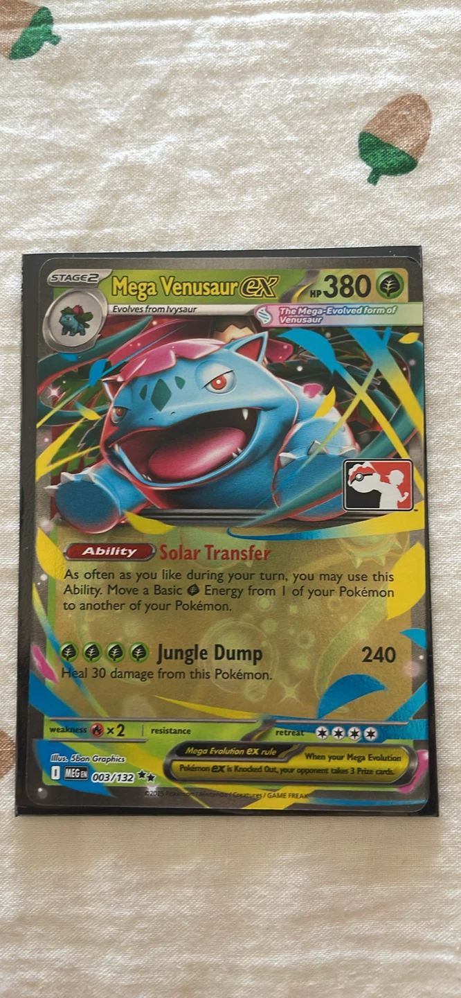 Mega Venusaur EX Pokémon Card