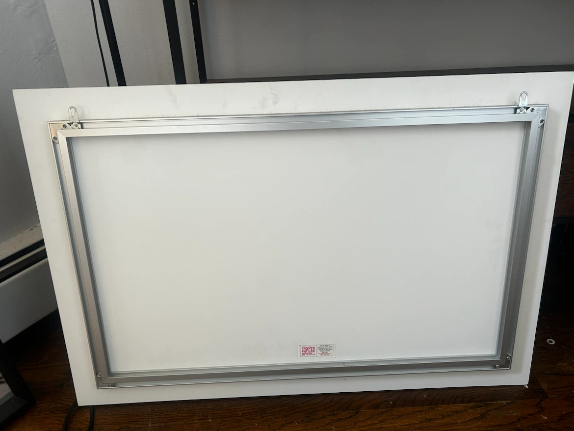 Framed VR Hug Art Print — Original Viral Photo, 3’x2’ - photo 2