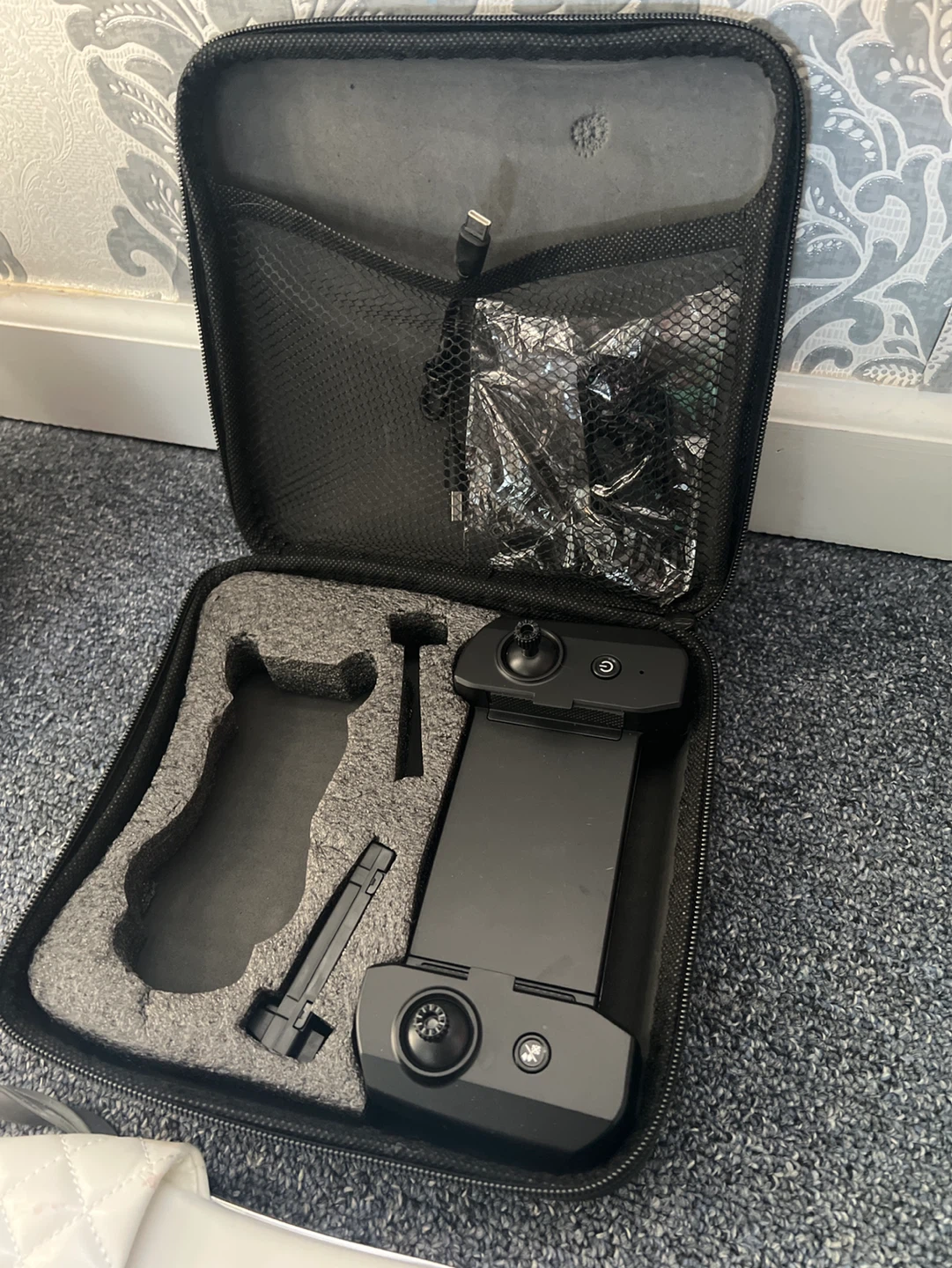 Black Drone (Controller Case!!!) with (Accessories)
