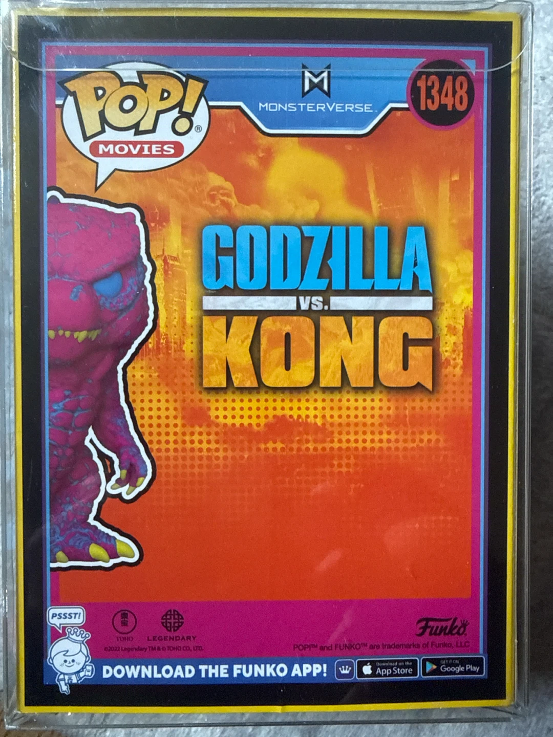 Funko Pop! Godzilla vs. Kong Godzilla #1348 Vinyl Figure - photo 2