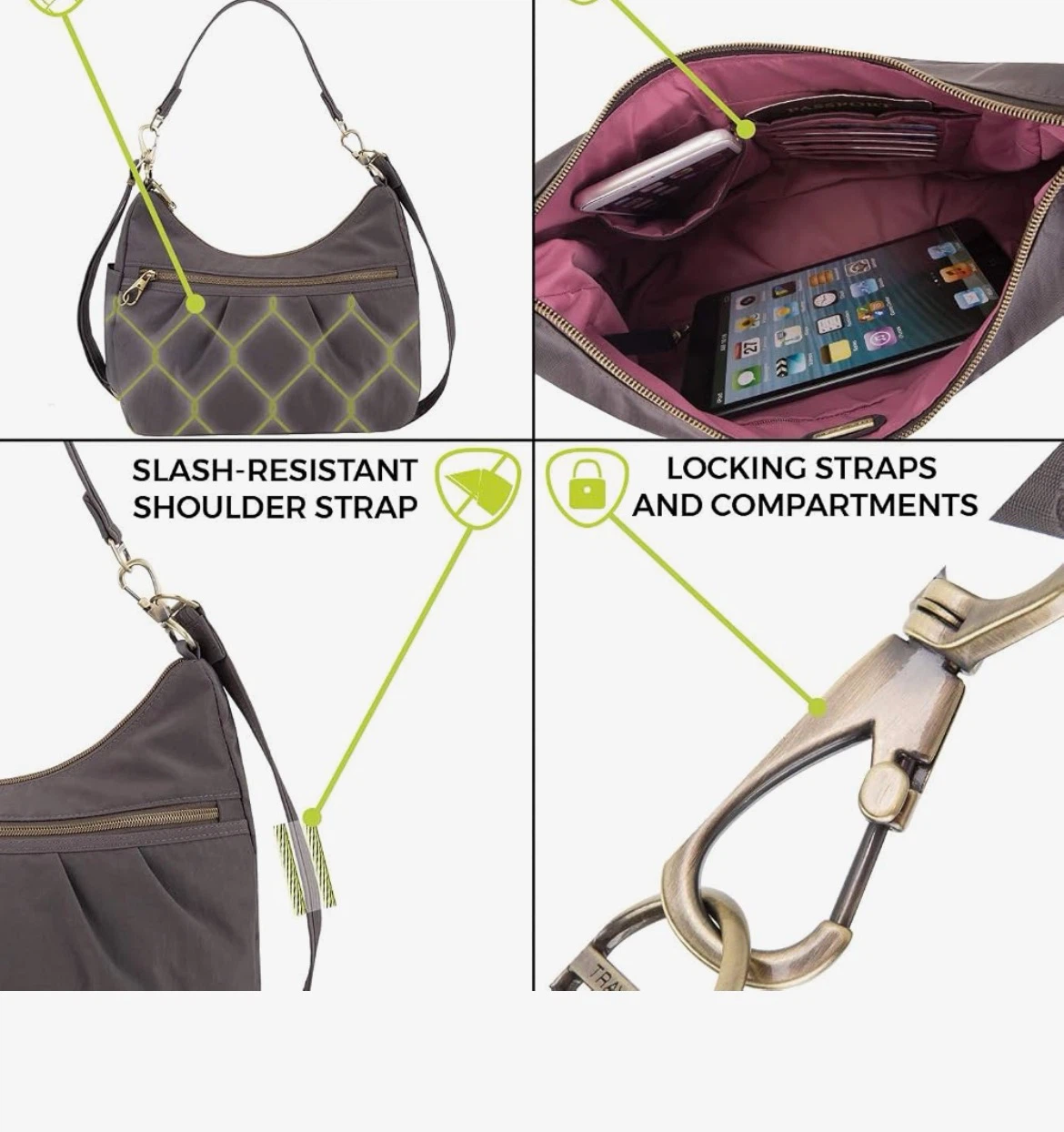Travelon Anti-Theft Hobo Bag - photo 3