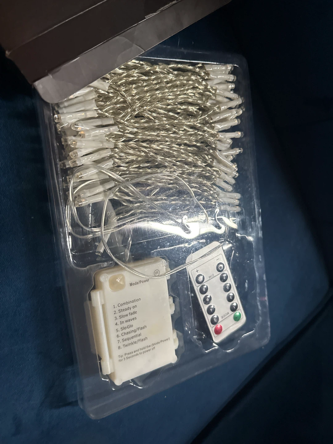 STARKER Battery Operated LED String Lights with Remote - photo 2