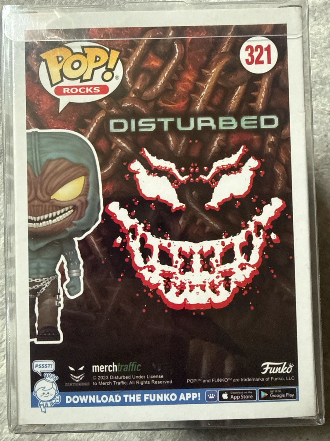 Funko Pop! Rocks Disturbed The Guy #321 Vinyl Figure - photo 2