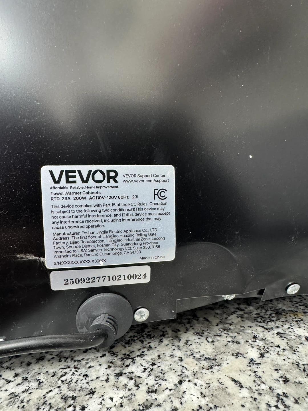 VEVOR Towel Warmer Cabinet RTD-23A - photo 4