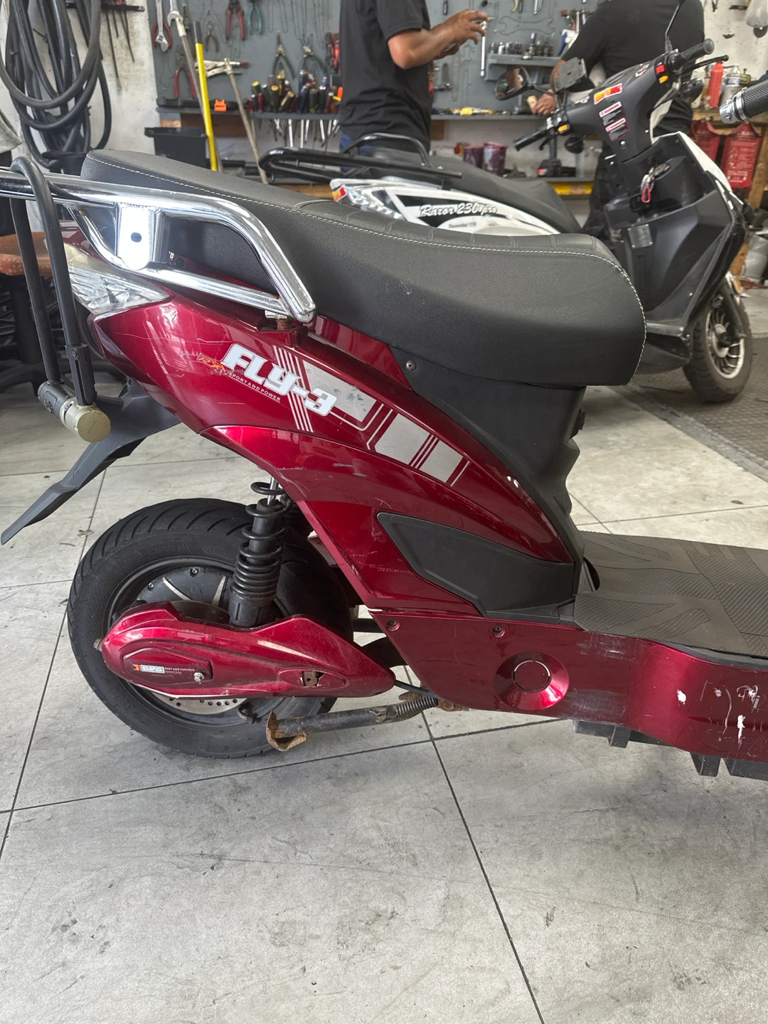 Red Electric Scooter