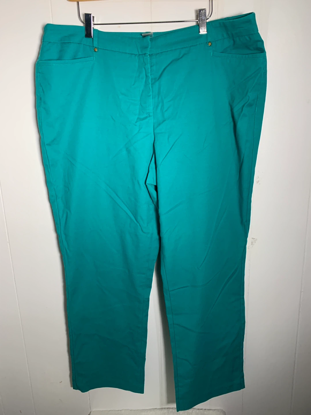 Womens Teal Pants. Tanjay. Size 16.