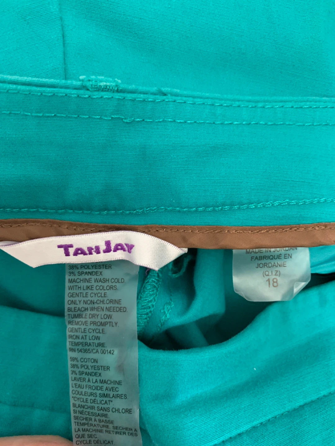 Womens Teal Pants. Tanjay. Size 16. - photo 5