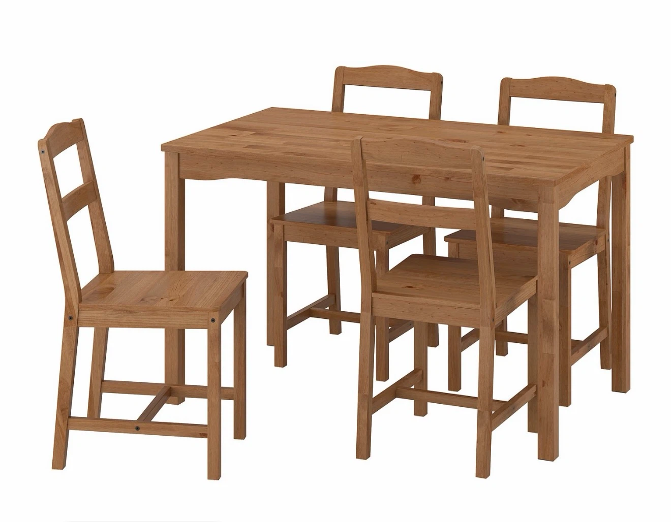 IKEA Wooden Dining Table and 4 Chairs