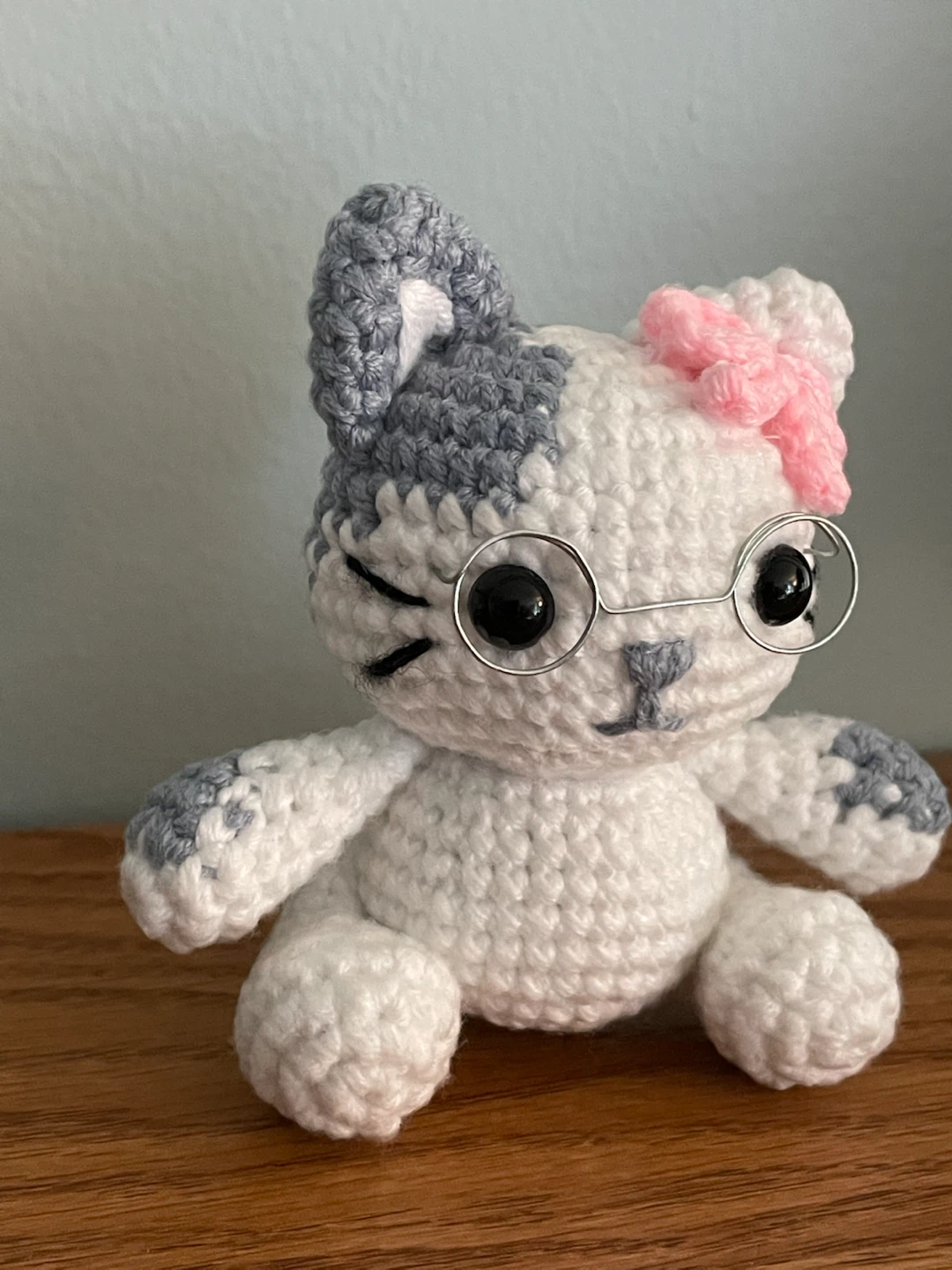 Handmade Crochet Cat Plush Toy - photo 3