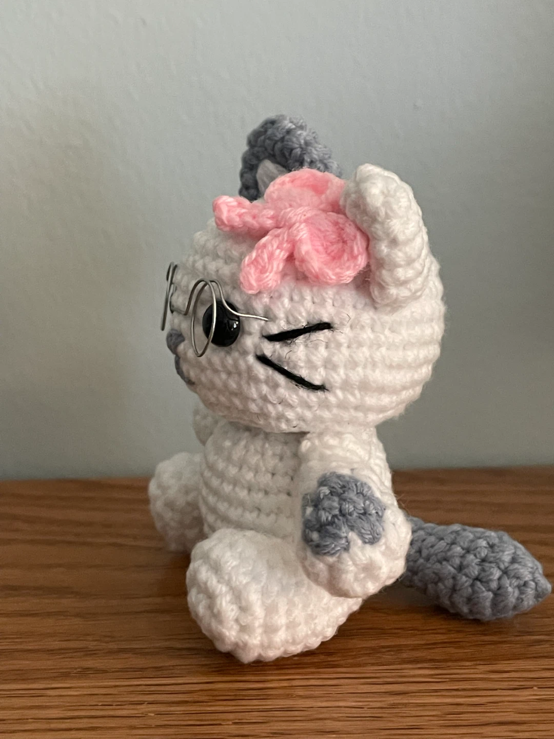 Handmade Crochet Cat Plush Toy - photo 5