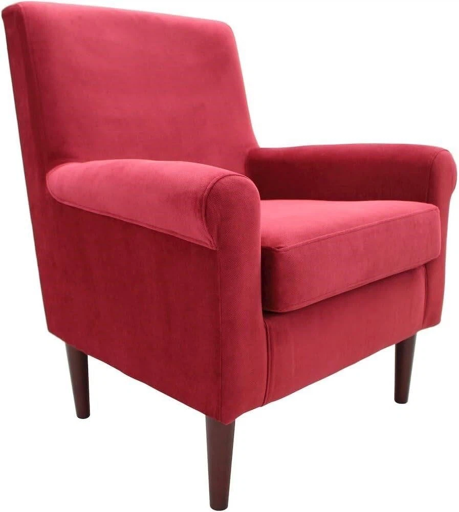 Red Accent Armchair