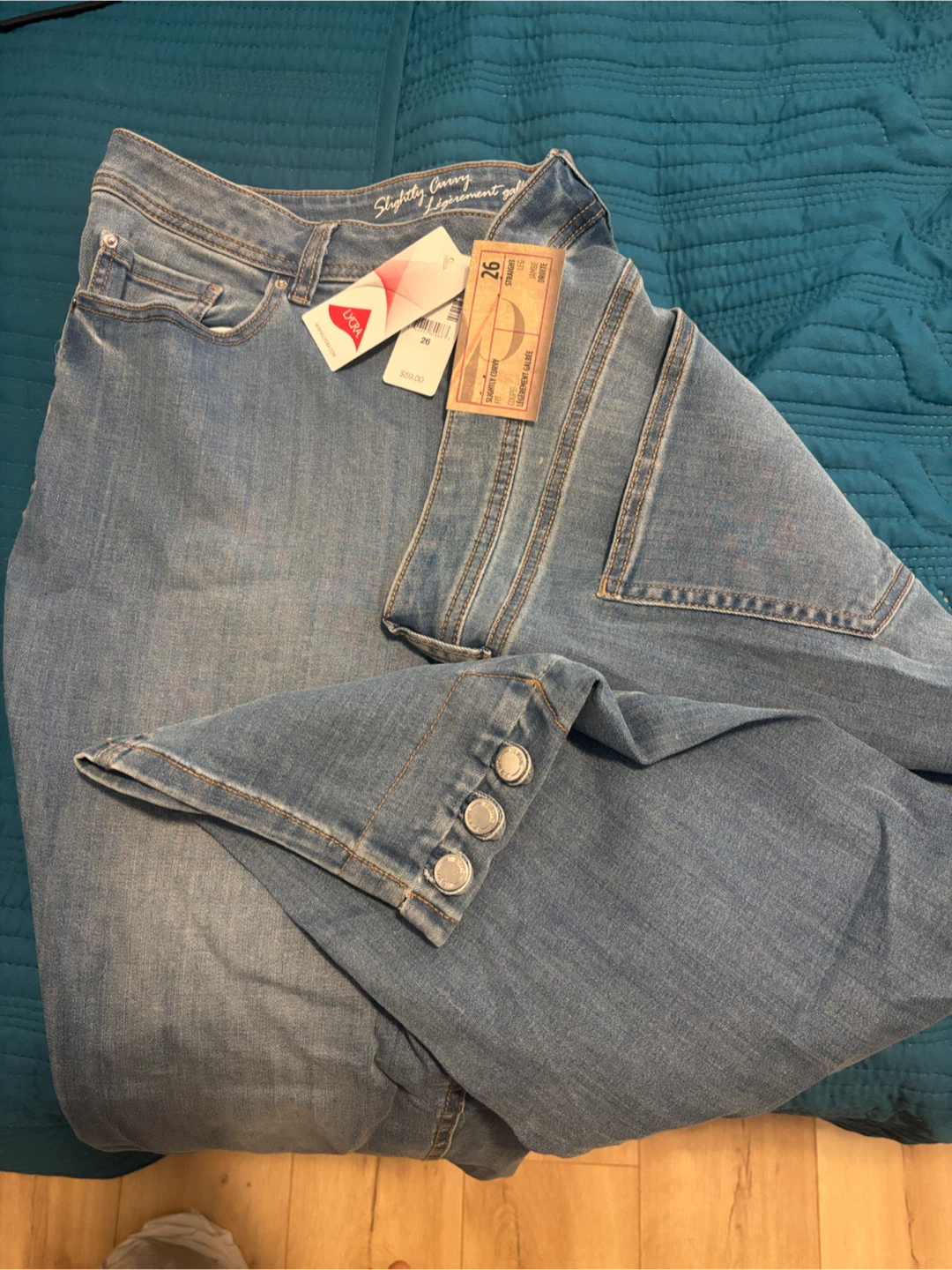 Rider Jeans Size 26 Straight Leg - photo 2