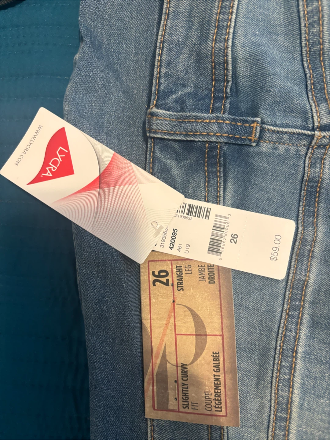 Rider Jeans Size 26 Straight Leg - photo 3
