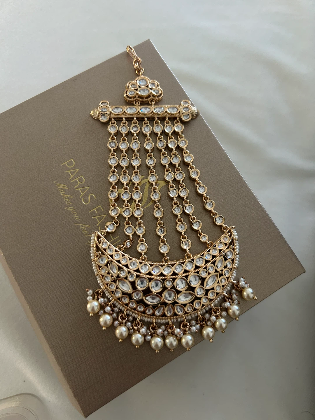 Paras Fashions Gold Jewelry Passa with Pearls