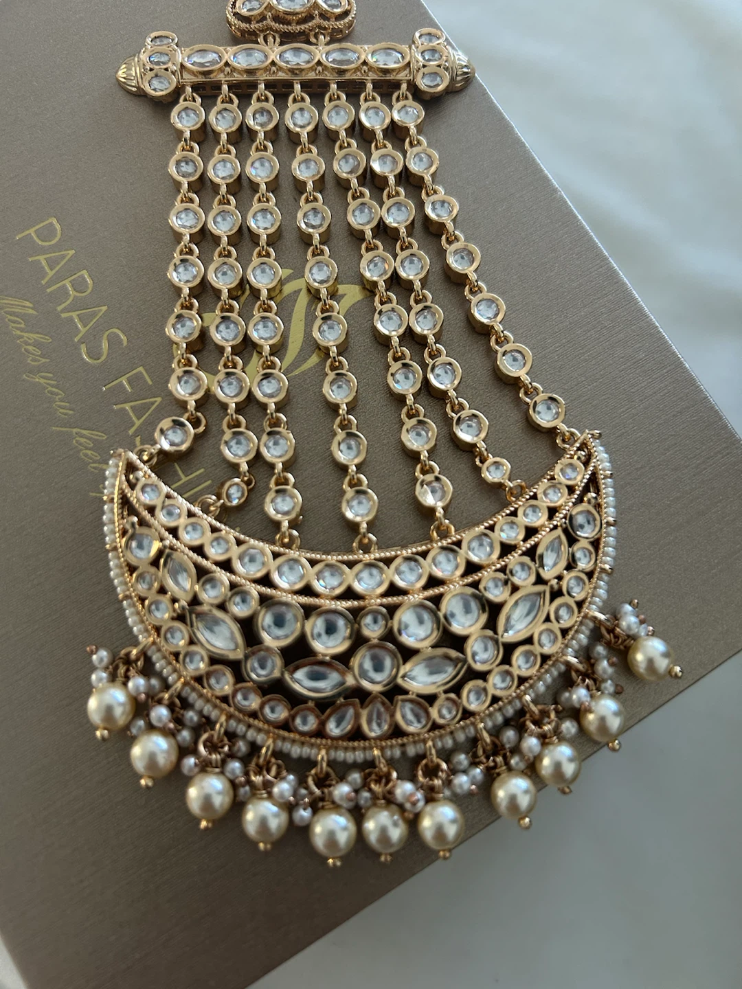 Paras Fashions Gold Jewelry Passa with Pearls - photo 3