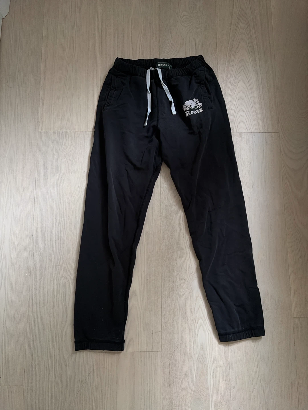 Roots Black Sweatpants - Size XS