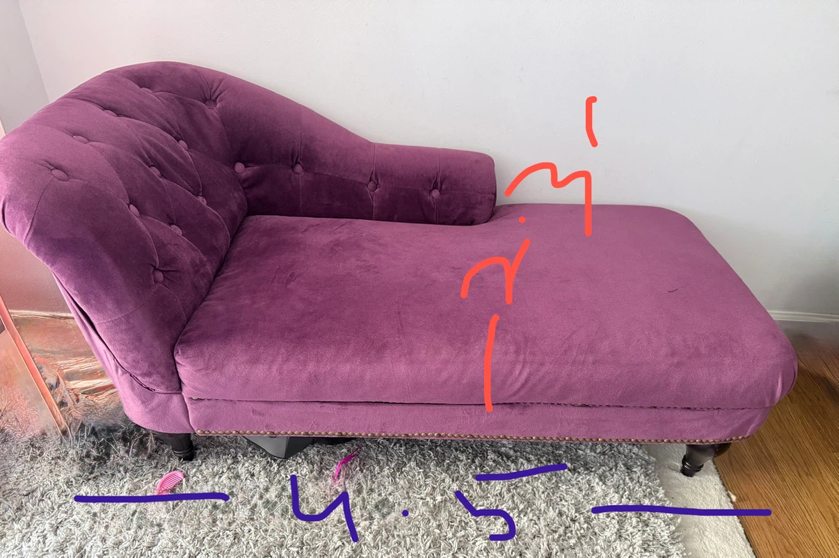 Selling an elegant Arm chaise lounge