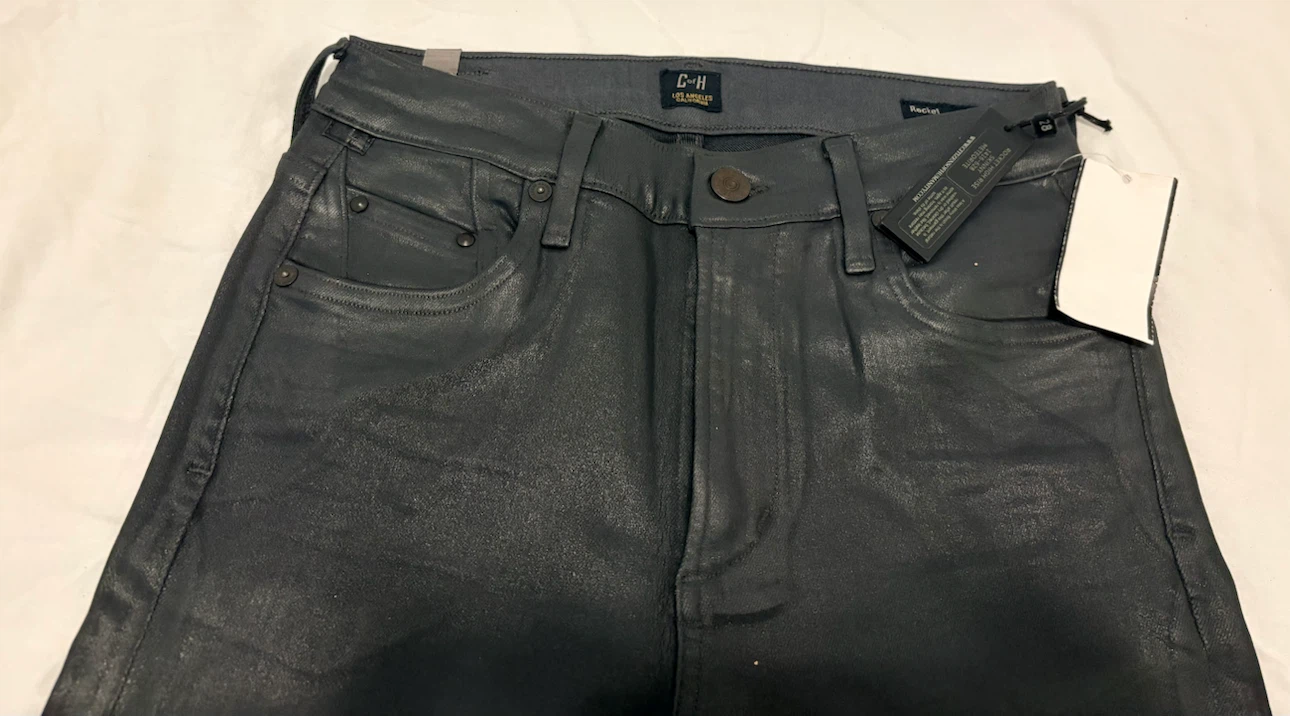 Citizens of Humanity Coated Black Jeans - photo 3