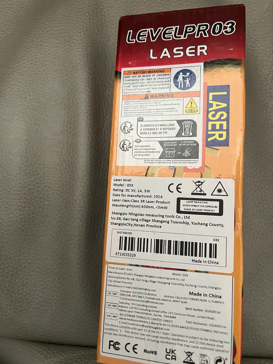 NEW Levelpro 03 Laser Level and Measuring Tape - photo 3
