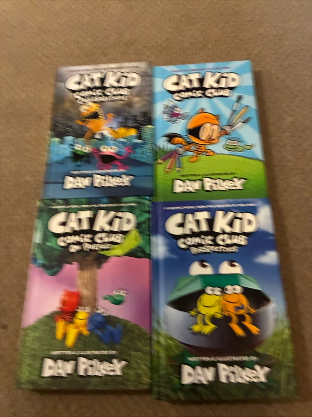 Cat Kid Comic Club Book Set by Dav Pilkey