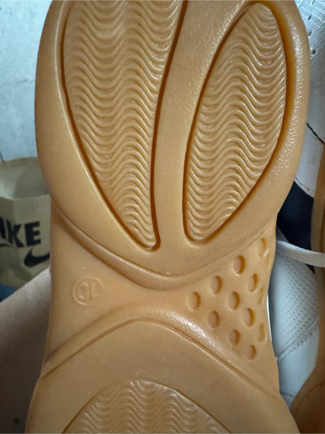 White and navy athletic shoes - photo 3