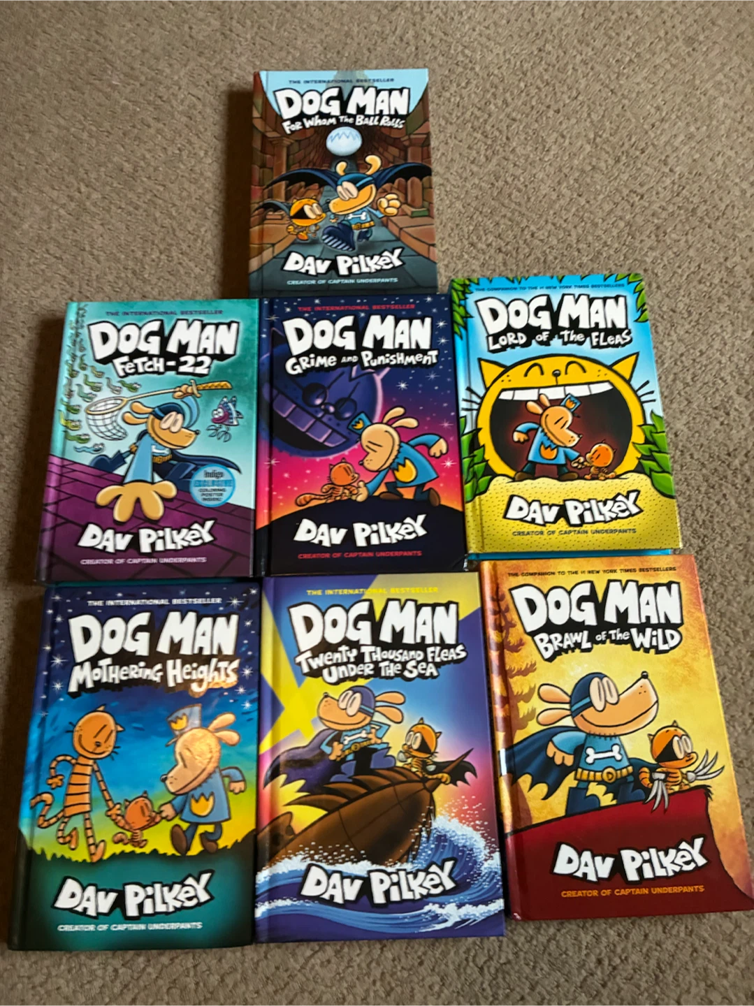 Dog Man Book Series by Dav Pilkey