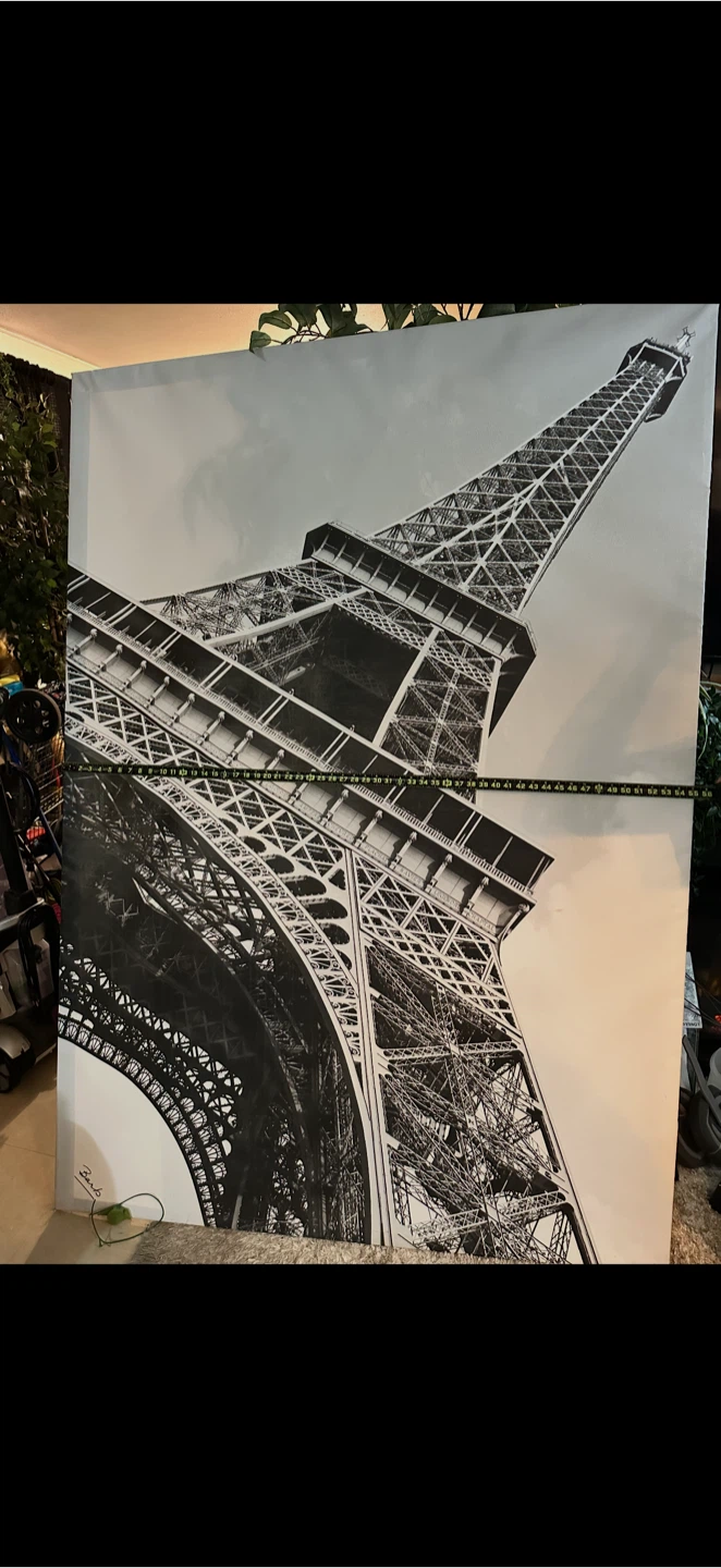 RARE Preloved Eiffel Tower IKEA Print 79x55 - photo 4