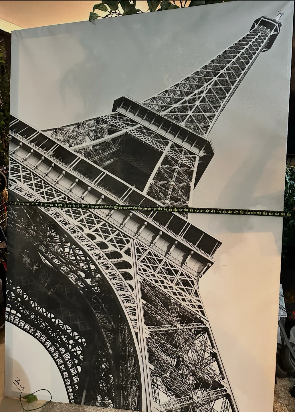 RARE Preloved Eiffel Tower IKEA Print 79x55