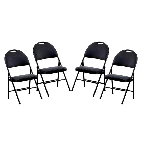 Star Elite - High-back Folding Chairs, 4-pack