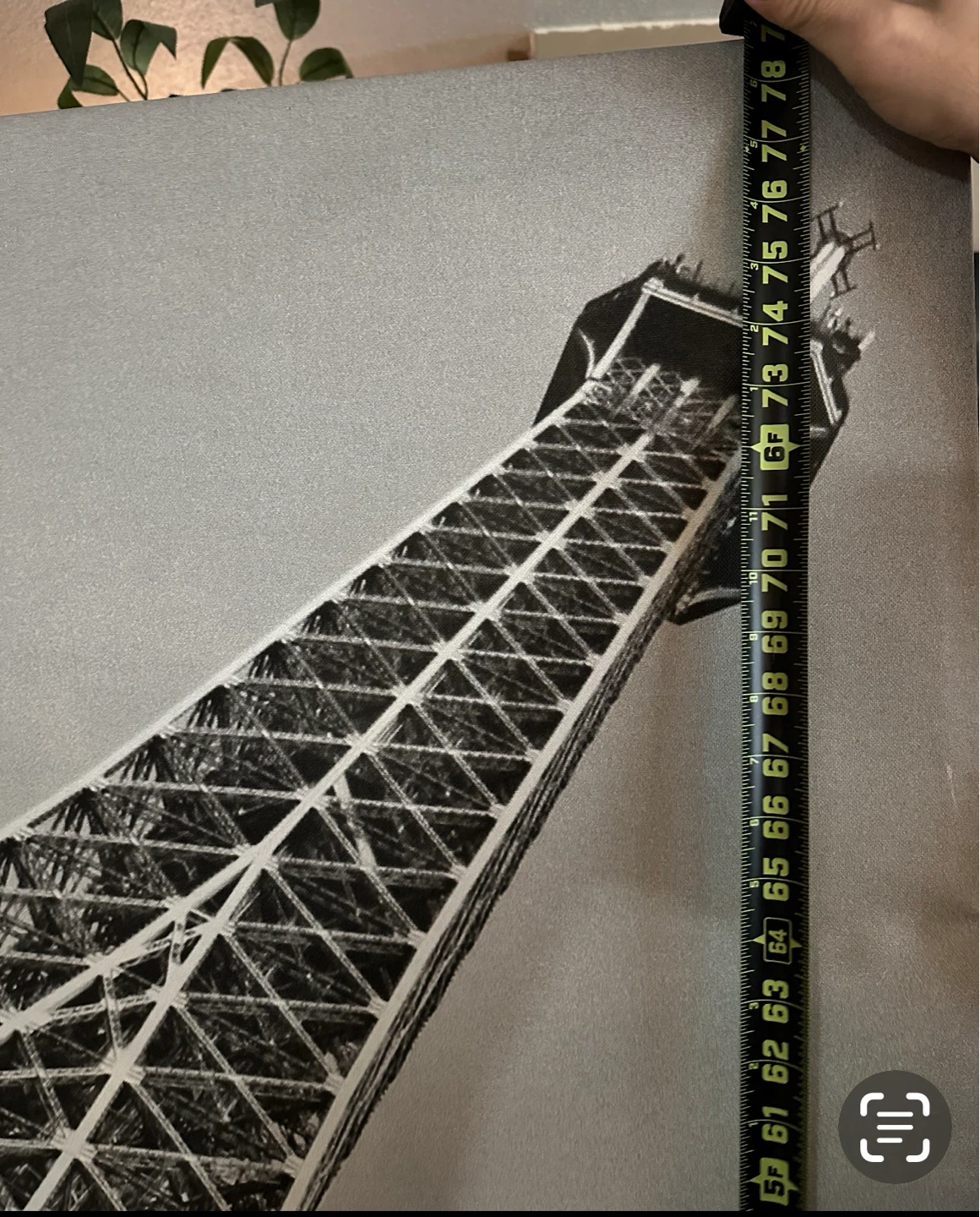 RARE Preloved Eiffel Tower IKEA Print 79x55 - photo 2