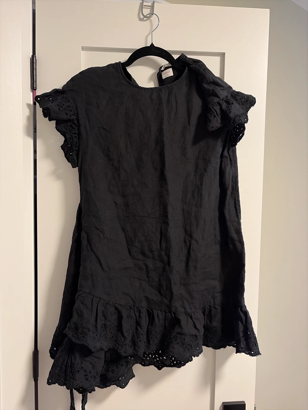 Wilfred La Bohème Black Broderie Dress XXS