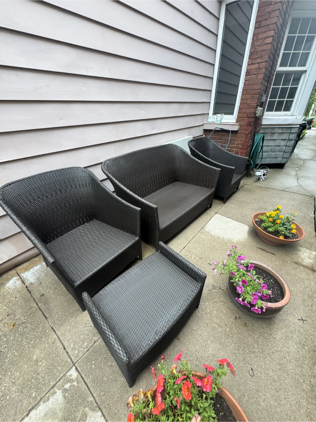 Wicker Patio Furniture Set