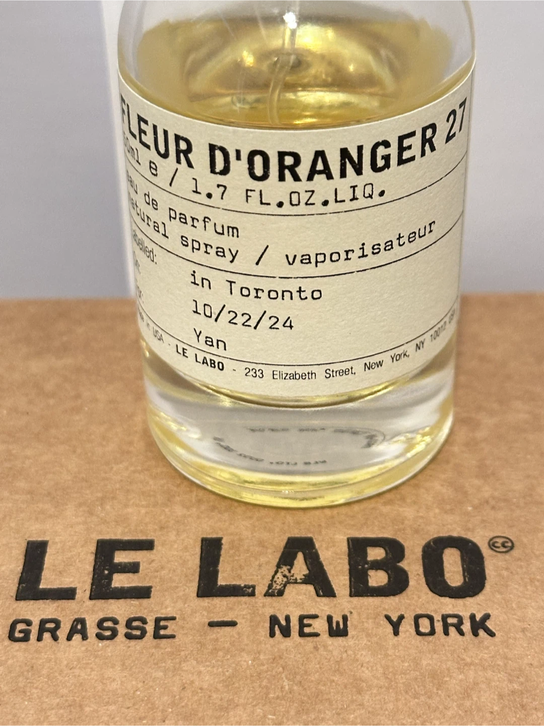 Le Labo Fleur D’Oranger 27 Eau De Parfum - photo 3