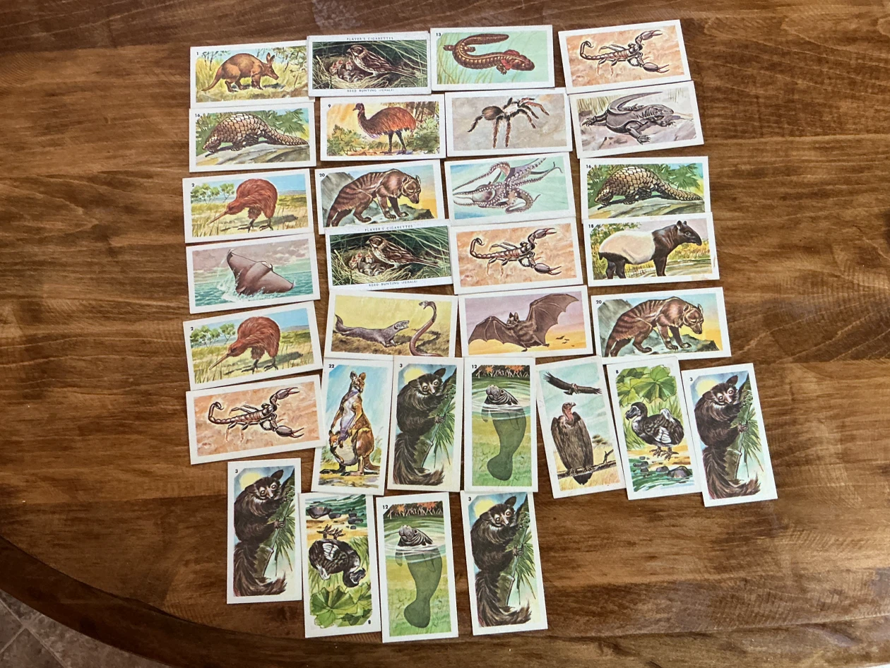31. 1962 NABISCO Nature Untamed & Exotic Animals Cards