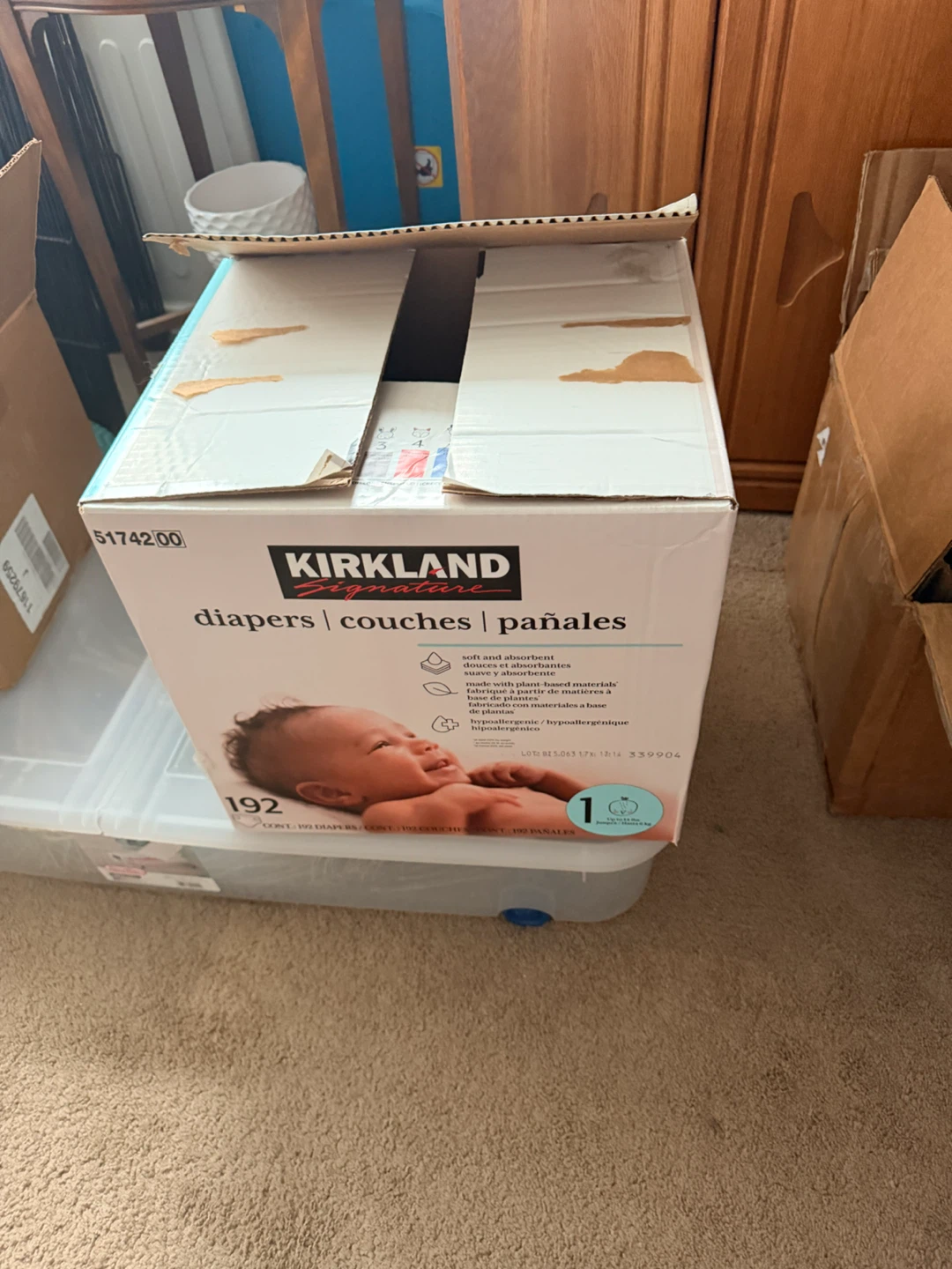Kirkland Signature Diapers Size 1 -  107 left