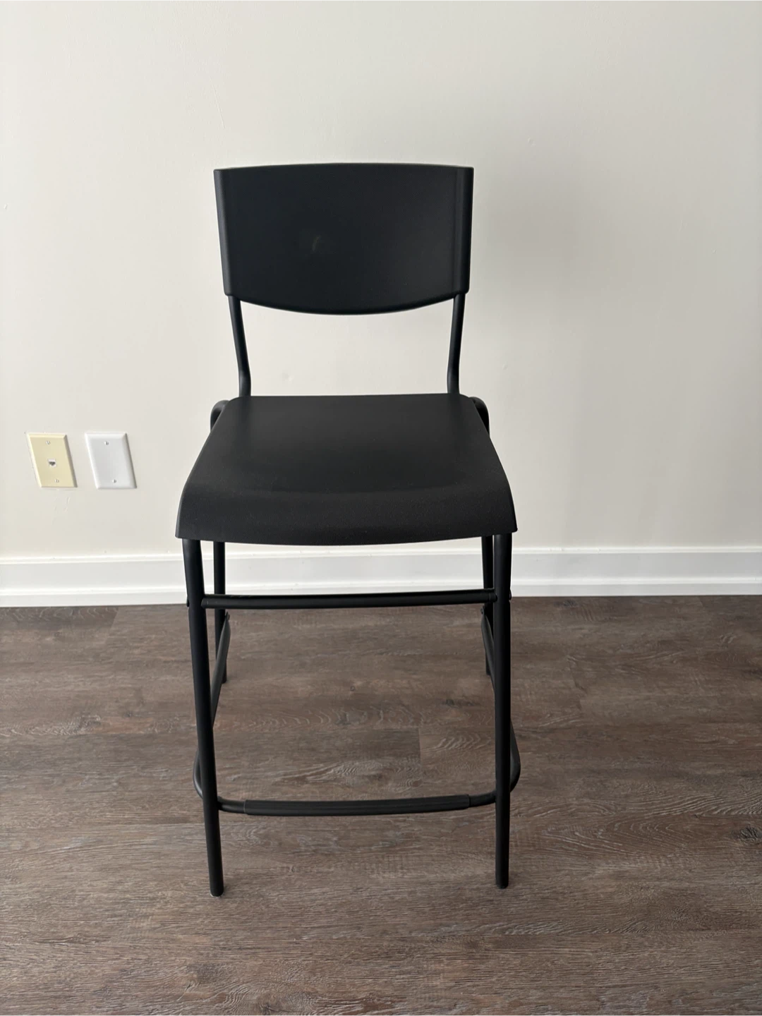 IKEA Stig bar stool, black